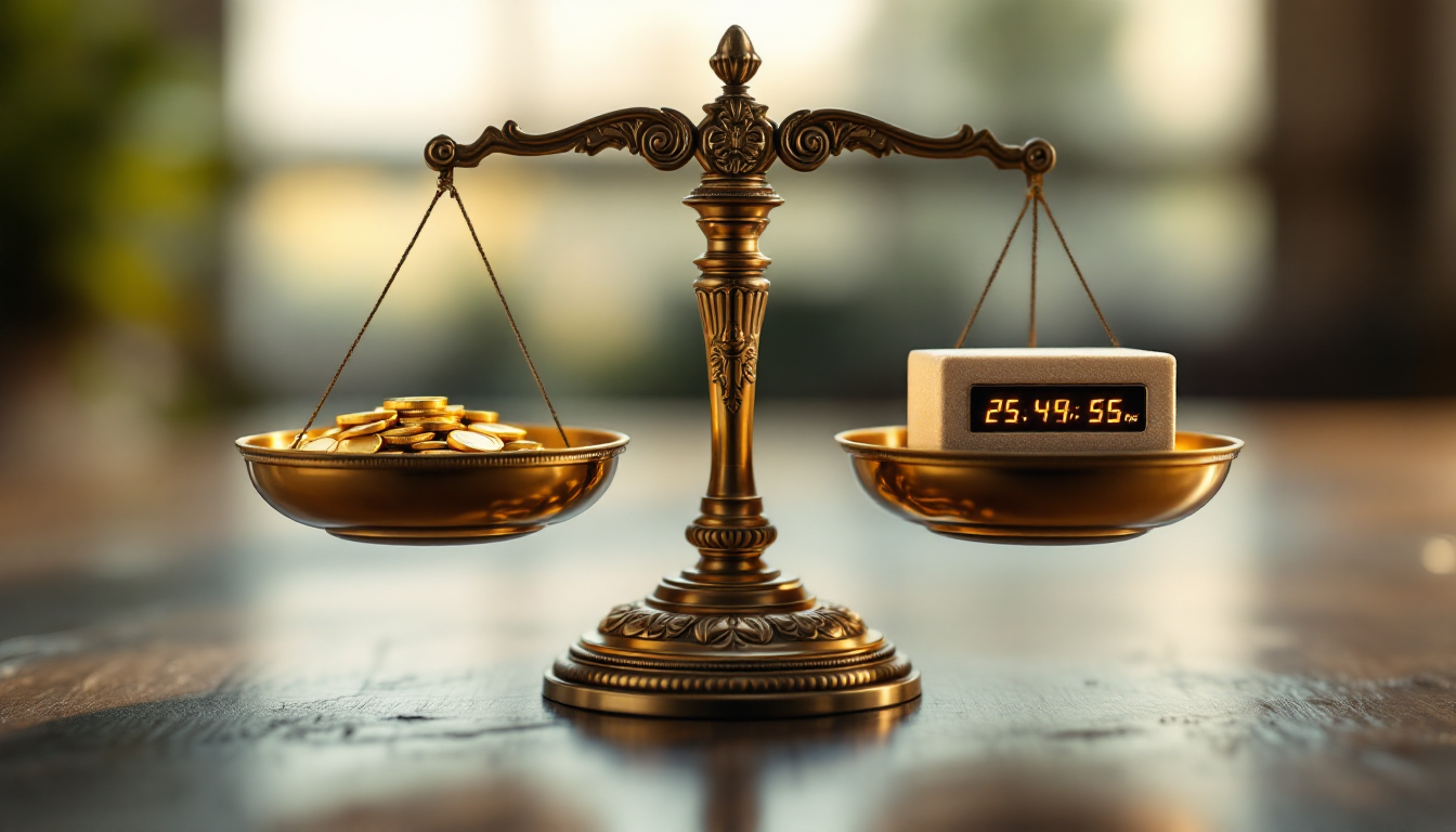 주가와 기업의 이익 및 자산 가치를 저울질하는 저울