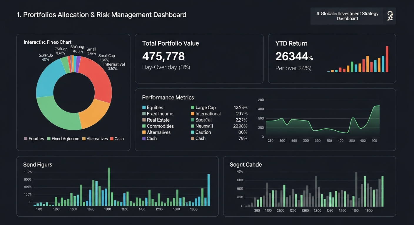 투자 실행 전략: 포트폴리오 분할 매수, 헤지 수단, 리스크 관리 대시보드