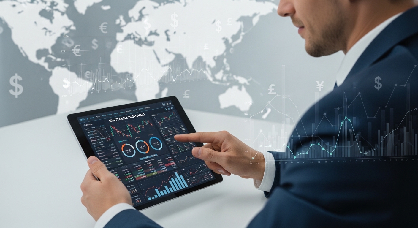 환율 변동성 속에서 현명하게 투자하고 대응하는 전략을 보여주는 이미지