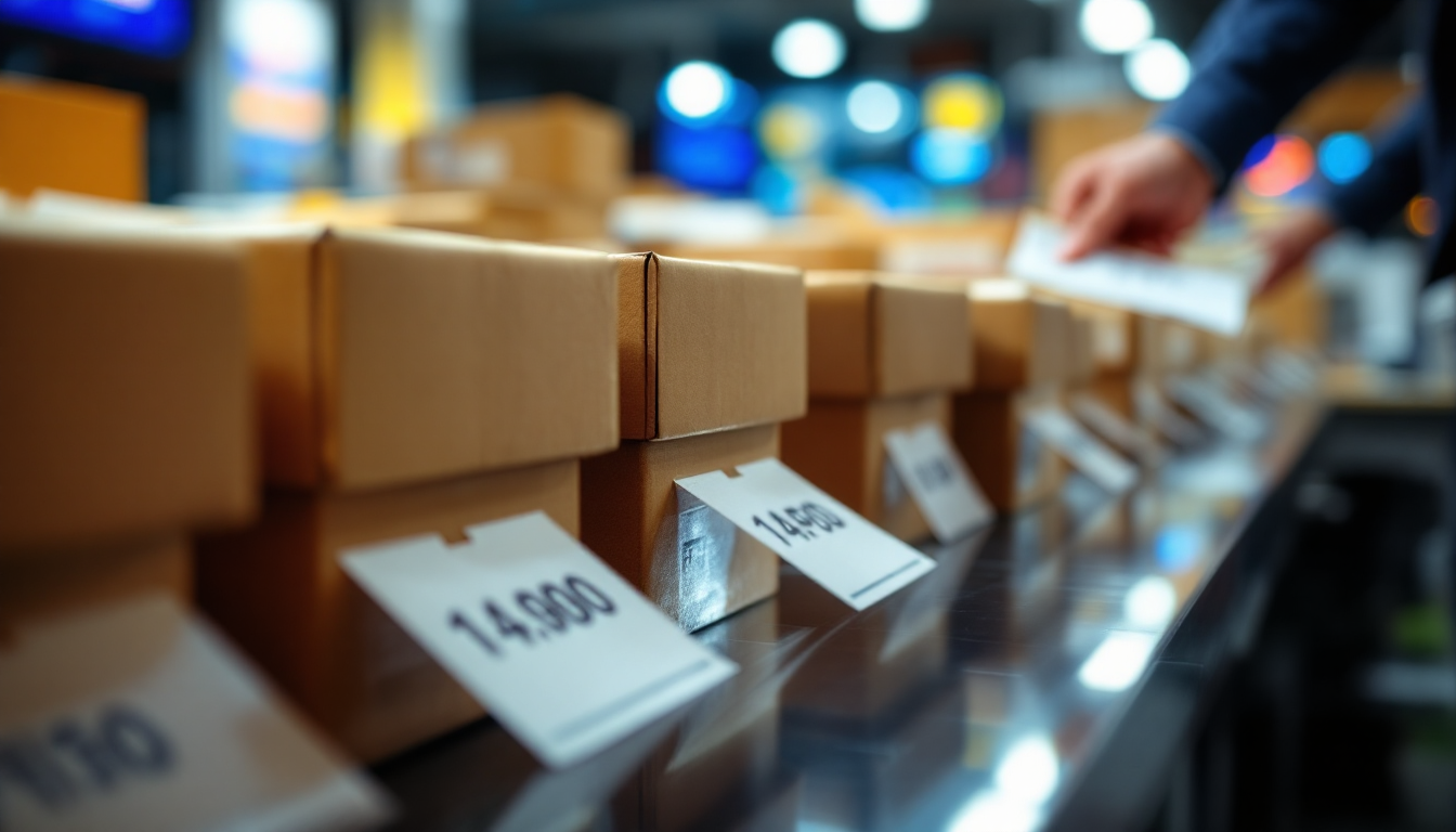 선입선출법의 원리를 보여주는 순서대로 나열된 주식 증명서