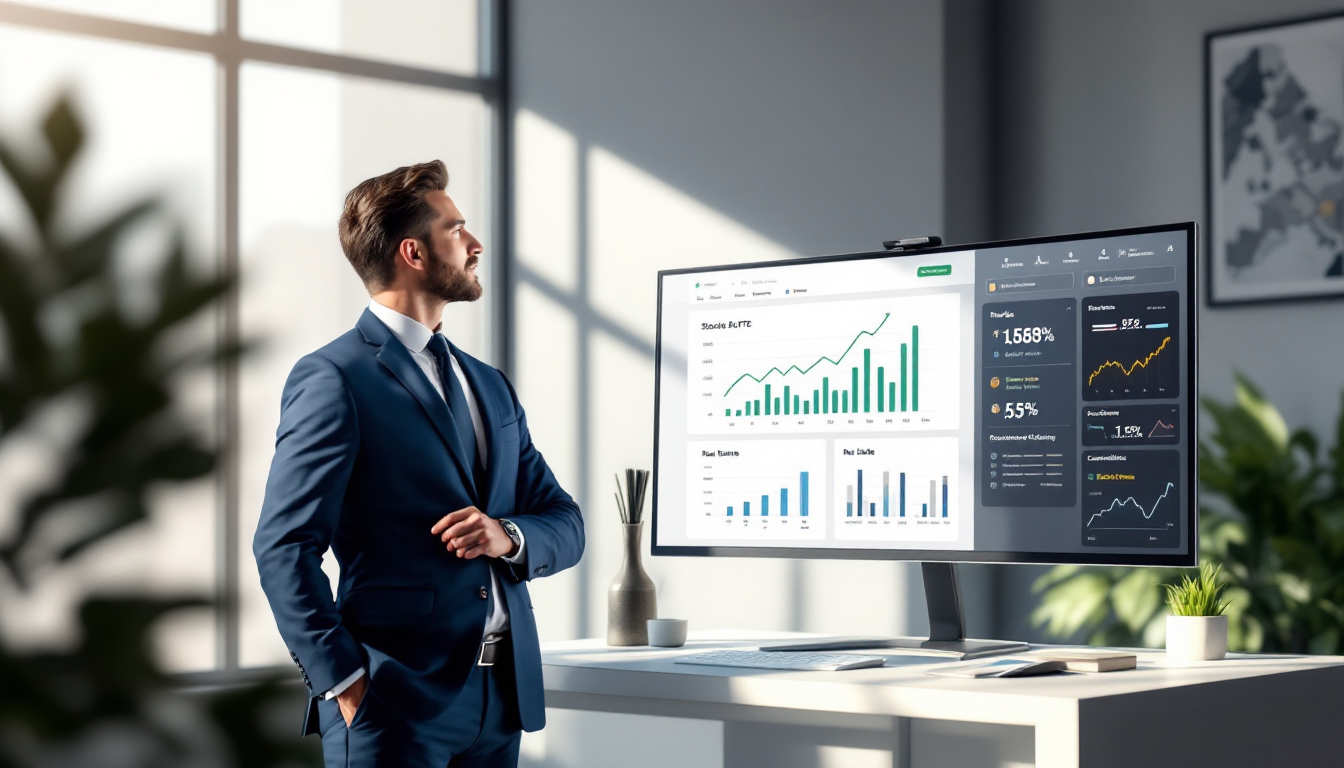 장기적인 관점에서 분산 투자를 통해 성공적인 포트폴리오를 구성하는 모습