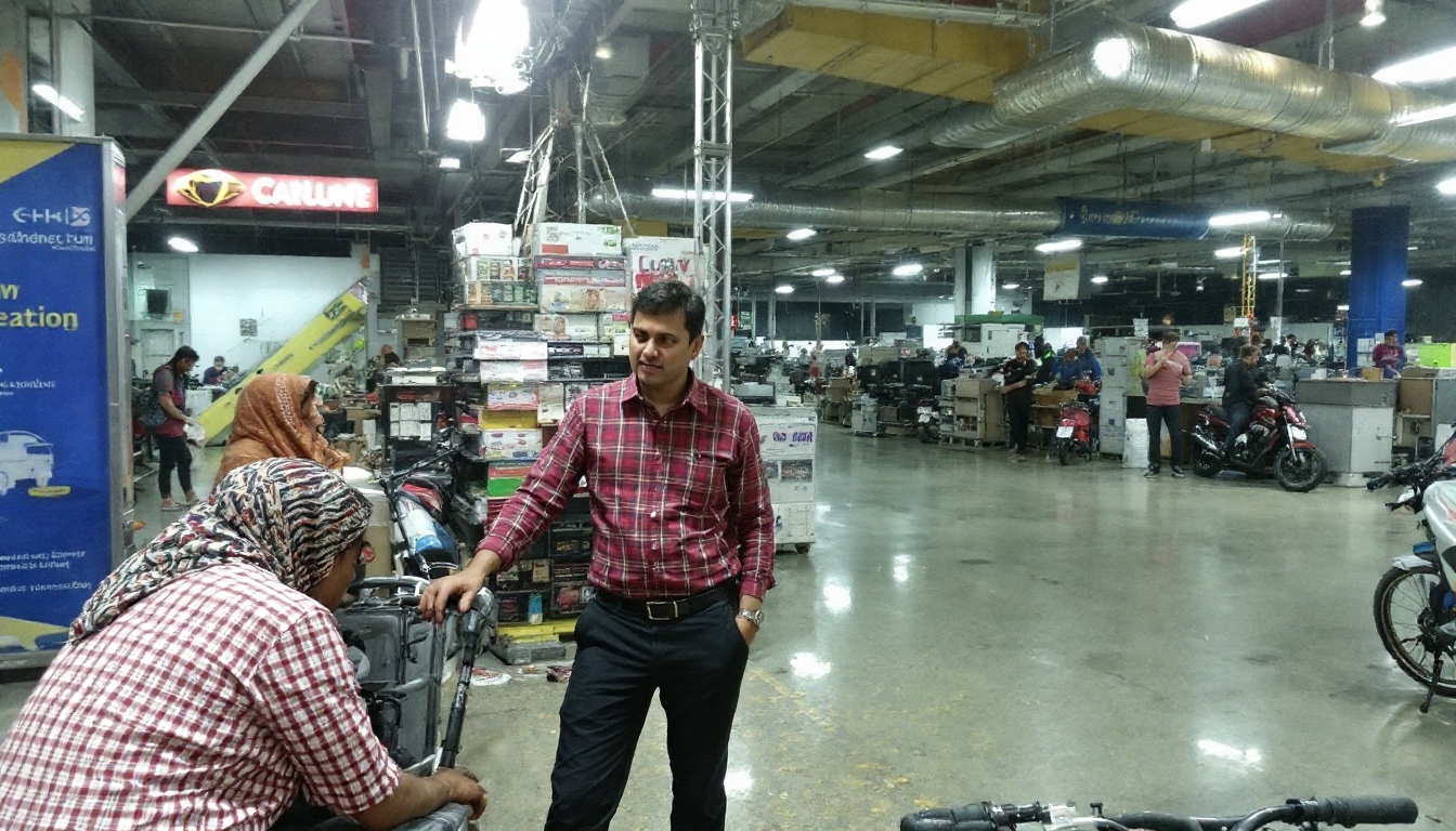 저성장과 불안정한 환율이 교차하는 경제 상황을 묘사한 이미지