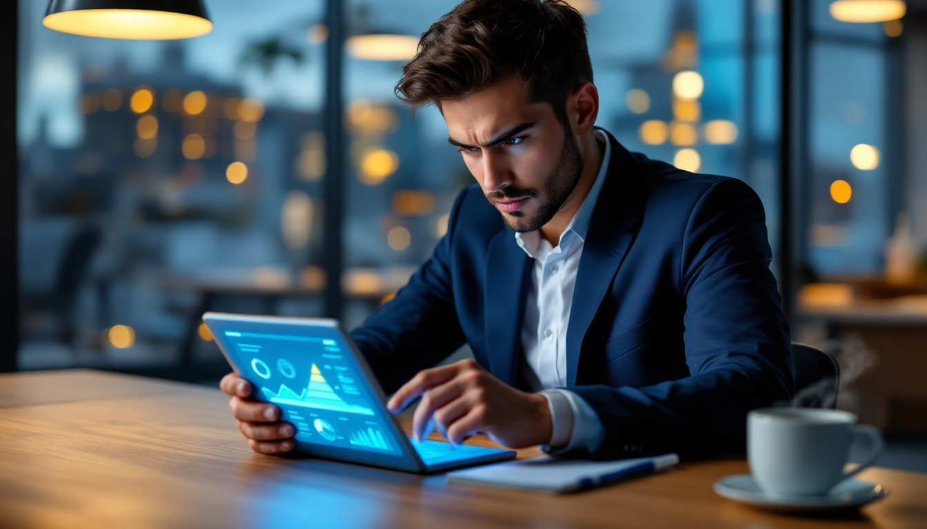 현명한 투자 결정을 통해 재무적 성공을 이루는 사람의 모습